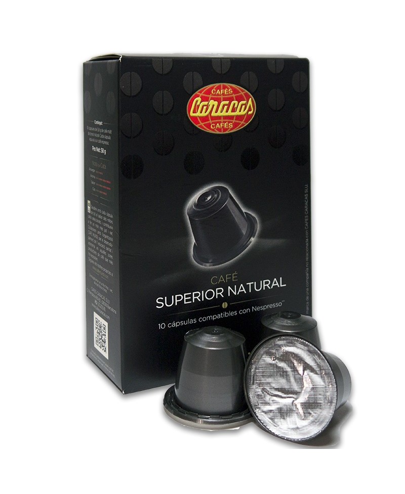 Natural Superior Compatible Coffee Capsules 10 units Cafes Caracas Natural Superior Compatible Coffee Capsules 10 units Cafes Caracas