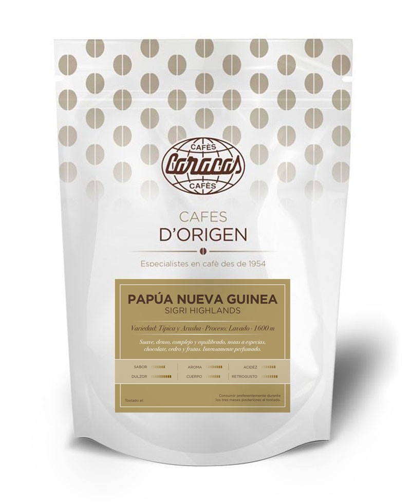 Cafés Orígenes Papúa Nueva Guinea Sigri Highlands 250 gr Cafés Caracas Cafés Orígenes Papúa Nueva Guinea Sigri Highlands 250 gr Cafés Caracas