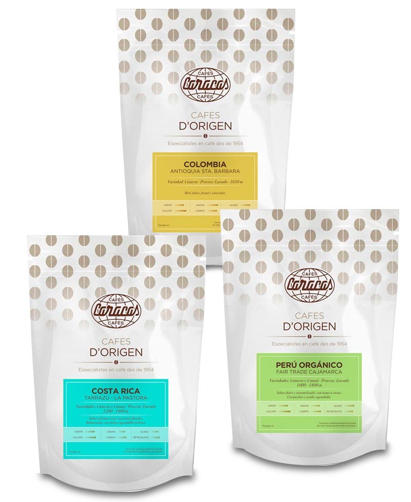 Pack degustación Café Origen Americano. Ruta Pacífico Pack degustación Café Origen Americano. Ruta Pacífico